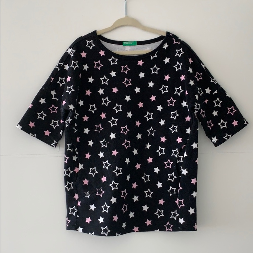 ☀️🕶 2 for $15 🕶☀️  Benetton shirt with pockets